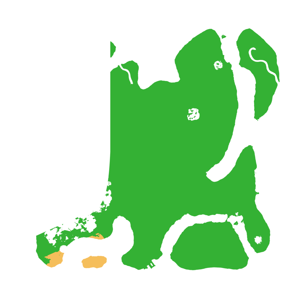 Biome Rust Map: Procedural Map, Size: 3550, Seed: 834983