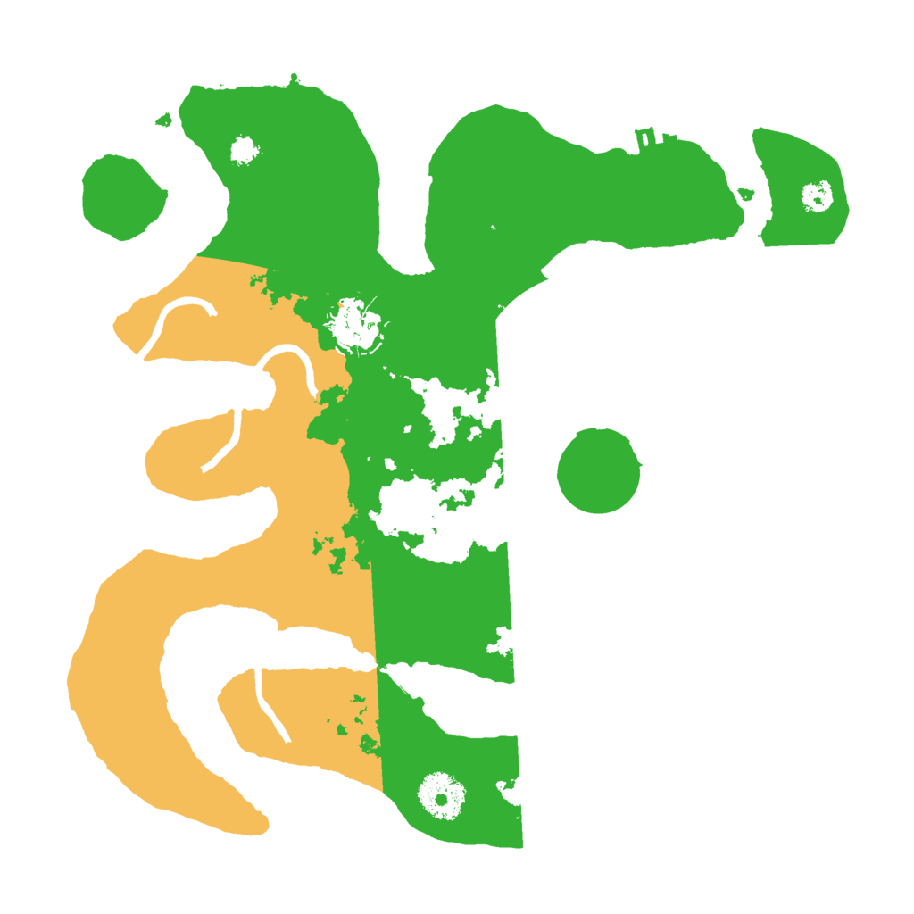 Biome Rust Map: Procedural Map, Size: 3000, Seed: 720141964