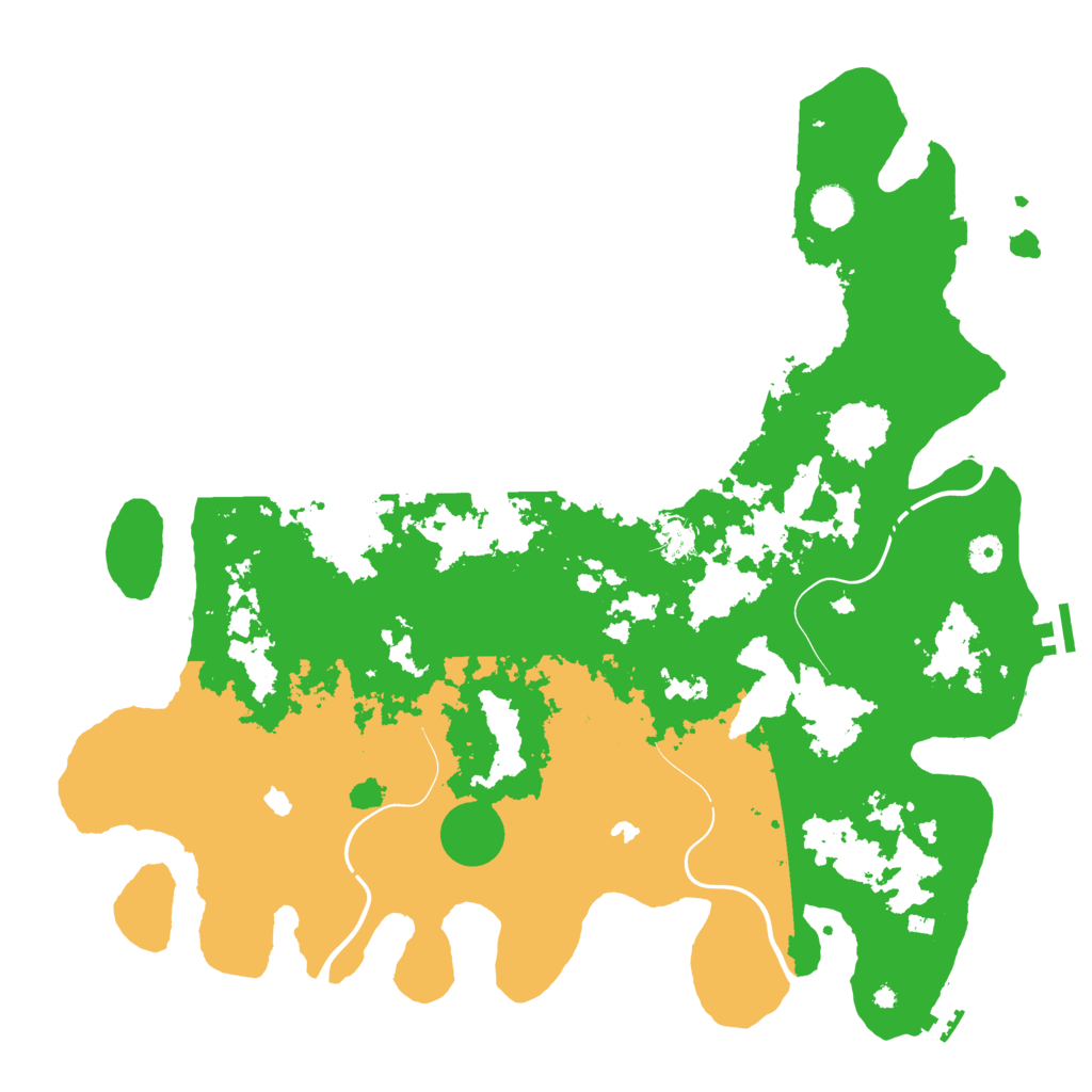 Biome Rust Map: Procedural Map, Size: 4500, Seed: 1011592