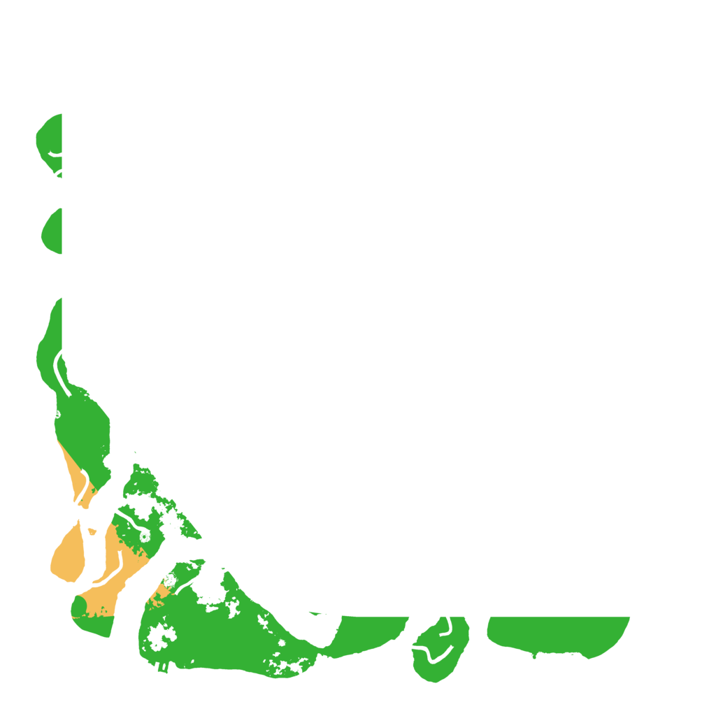 Biome Rust Map: Procedural Map, Size: 4500, Seed: 618129