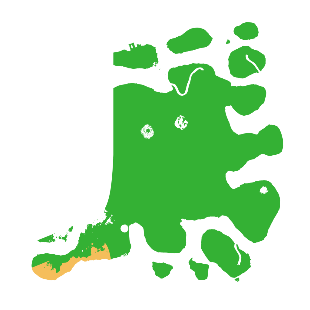 Biome Rust Map: Procedural Map, Size: 3510, Seed: 124875