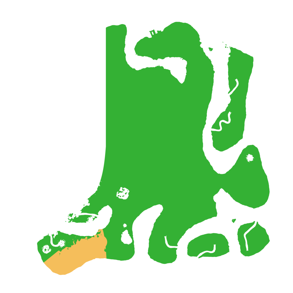 Biome Rust Map: Procedural Map, Size: 3550, Seed: 590693