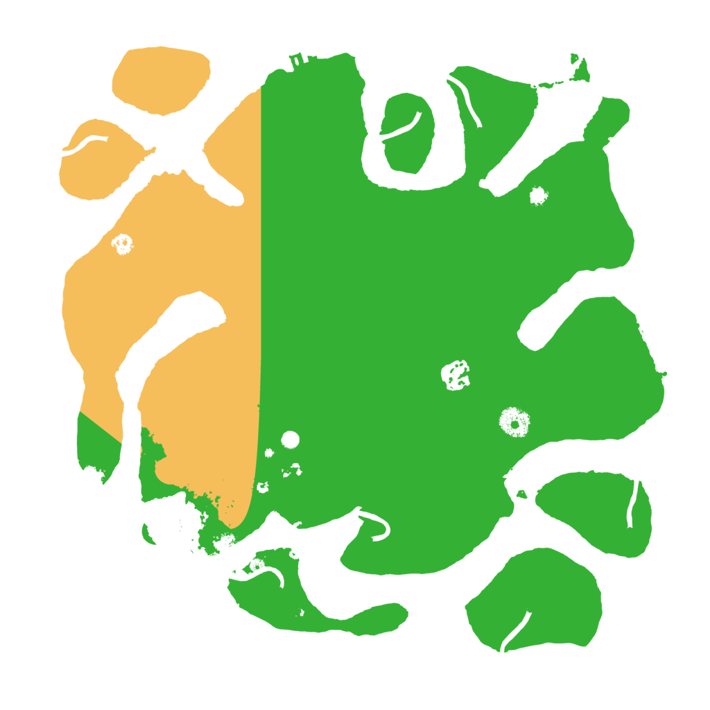 Biome Rust Map: Procedural Map, Size: 3550, Seed: 283205