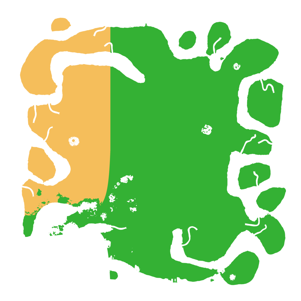 Biome Rust Map: Procedural Map, Size: 4500, Seed: 1951565
