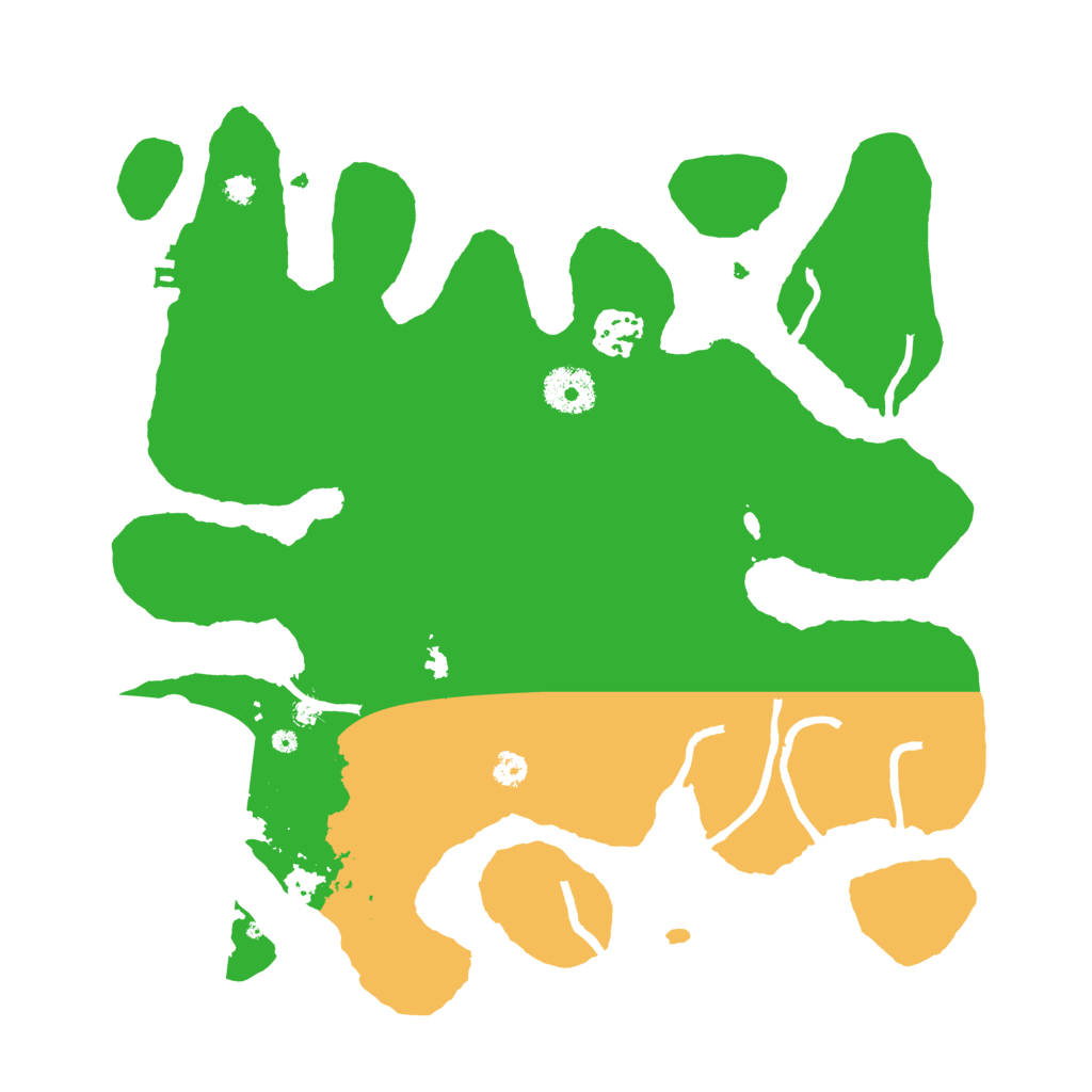 Biome Rust Map: Procedural Map, Size: 3300, Seed: 48108