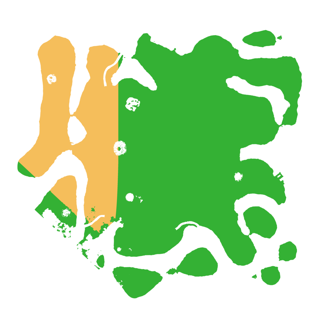 Biome Rust Map: Procedural Map, Size: 3500, Seed: 420014