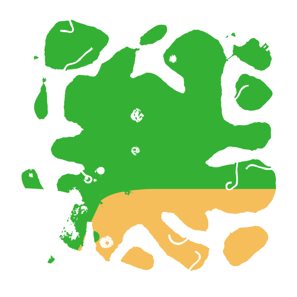 Biome Rust Map: Procedural Map, Size: 3510, Seed: 3031305