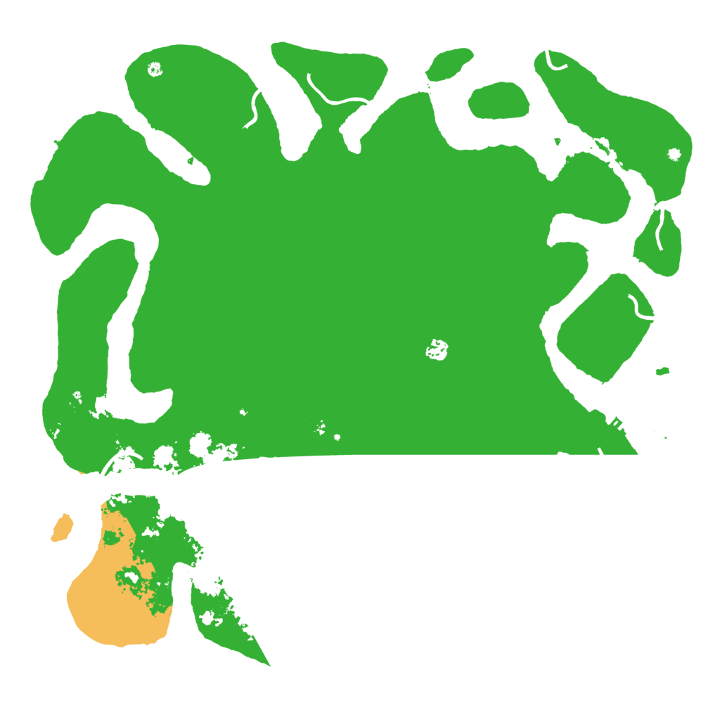 Biome Rust Map: Procedural Map, Size: 5000, Seed: 1288211116