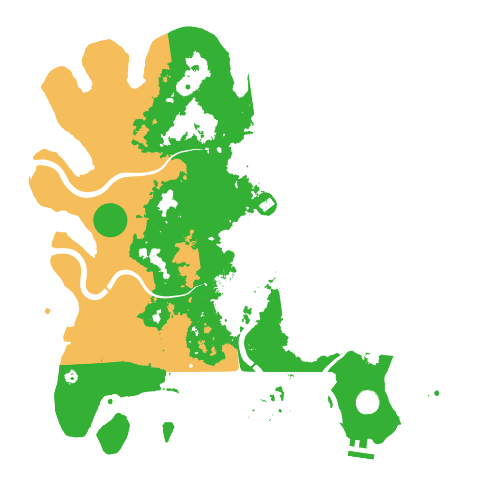 Biome Rust Map: Procedural Map, Size: 3850, Seed: 1226126931