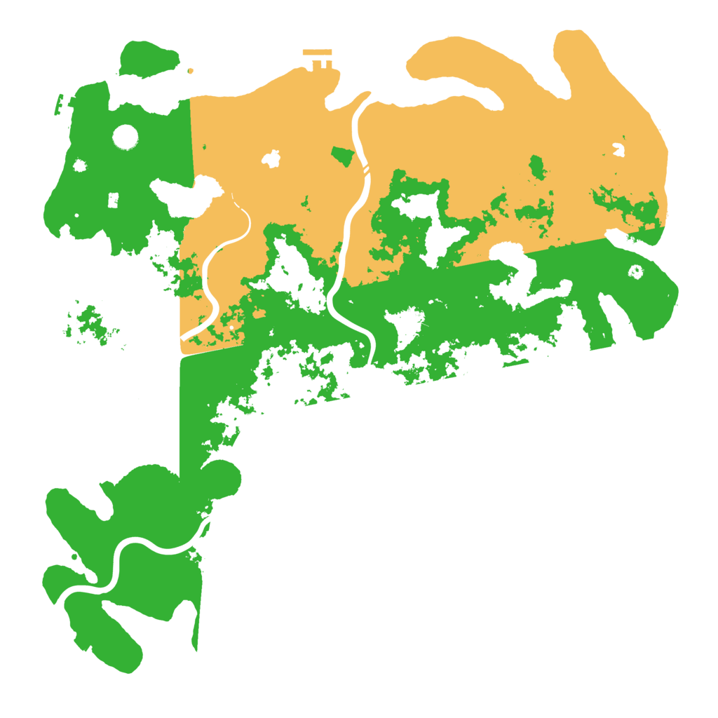 Biome Rust Map: Procedural Map, Size: 5000, Seed: 1438870468
