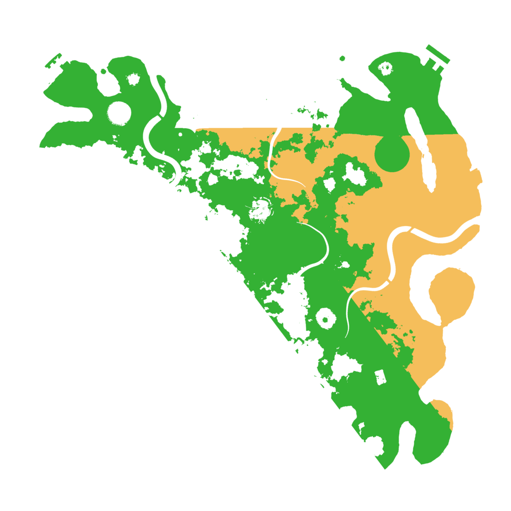 Biome Rust Map: Procedural Map, Size: 3850, Seed: 378007727