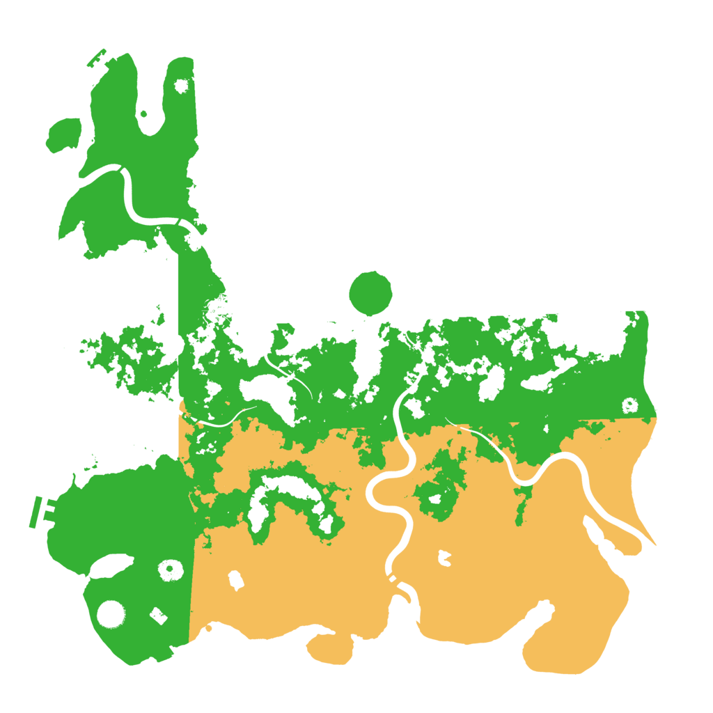 Biome Rust Map: Procedural Map, Size: 4500, Seed: 2532678