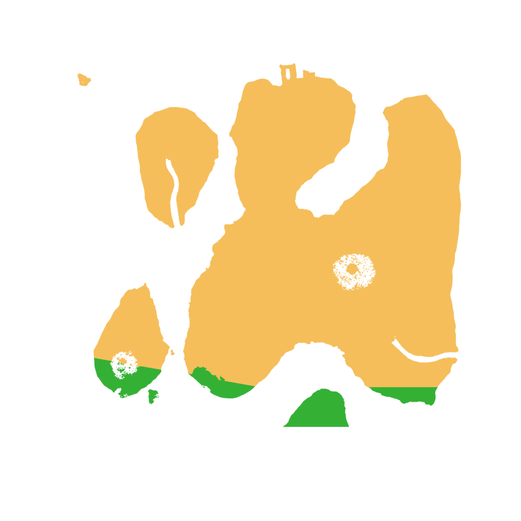 Biome Rust Map: Procedural Map, Size: 2000, Seed: 17182001