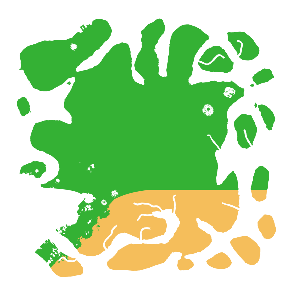 Biome Rust Map: Procedural Map, Size: 4000, Seed: 388838