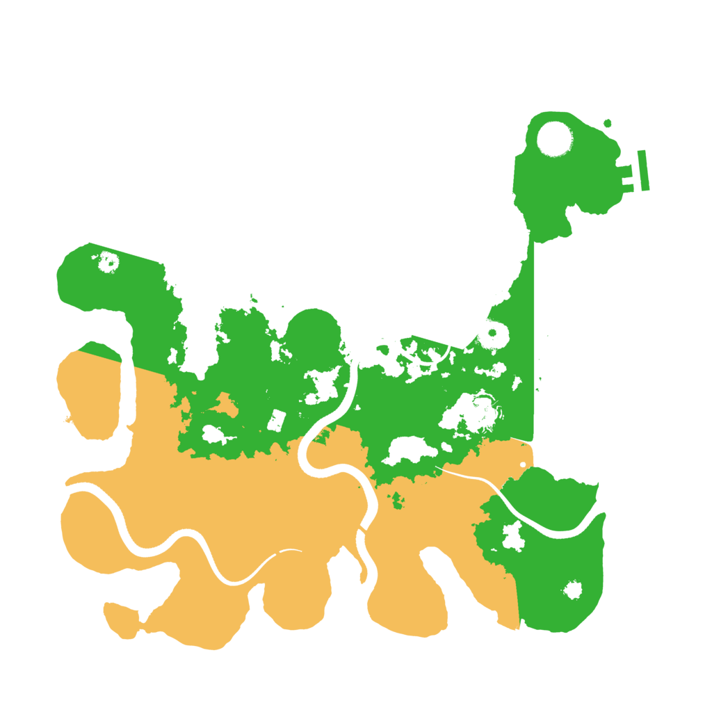 Biome Rust Map: Procedural Map, Size: 3550, Seed: 482615