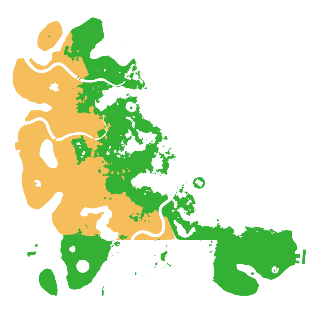 Biome Rust Map: Procedural Map, Size: 4500, Seed: 3287817