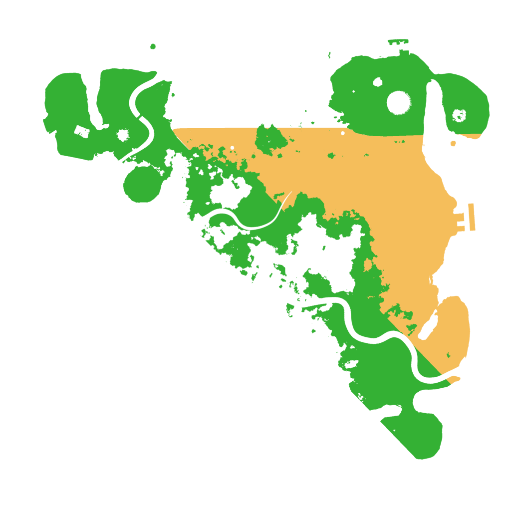 Biome Rust Map: Procedural Map, Size: 3800, Seed: 8688878
