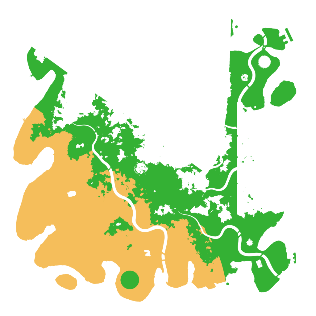 Biome Rust Map: Procedural Map, Size: 4500, Seed: 1247524