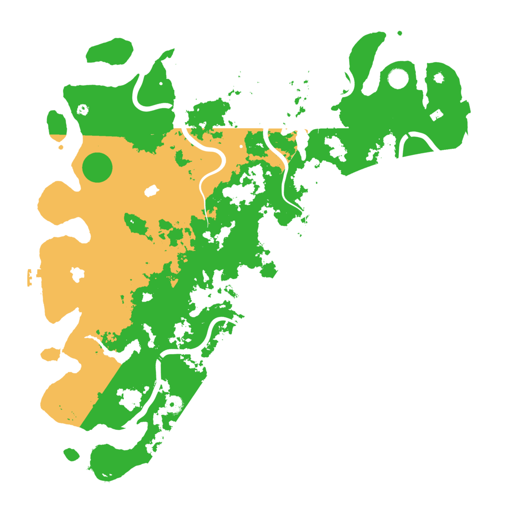 Biome Rust Map: Procedural Map, Size: 4500, Seed: 6367