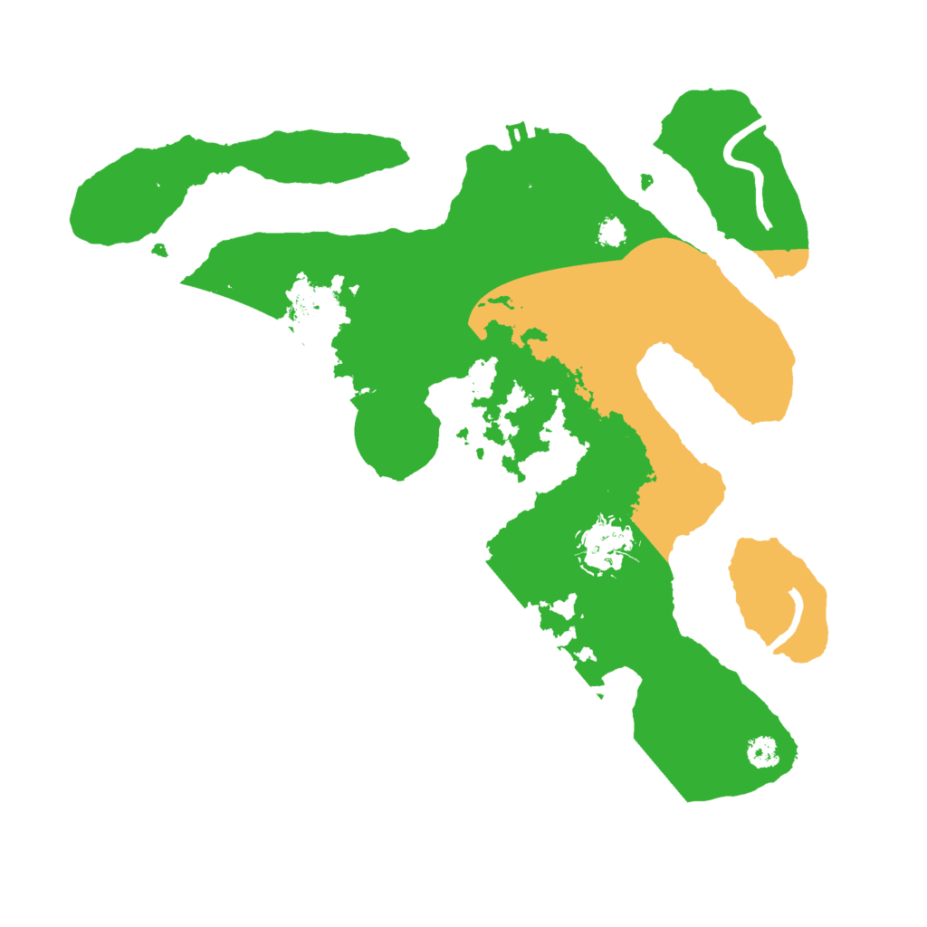 Biome Rust Map: Procedural Map, Size: 3000, Seed: 97350237