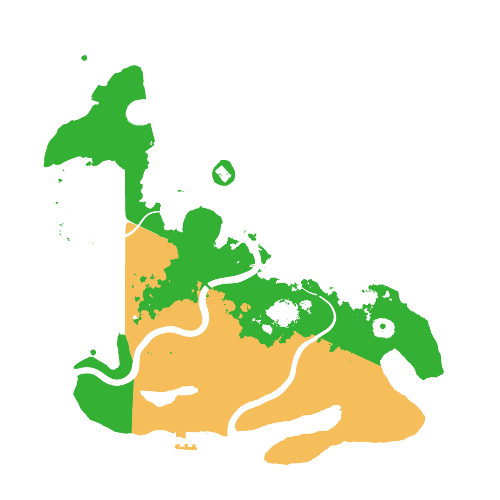 Biome Rust Map: Procedural Map, Size: 3500, Seed: 21123067