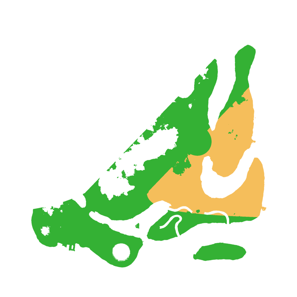 Biome Rust Map: Procedural Map, Size: 3000, Seed: 9352