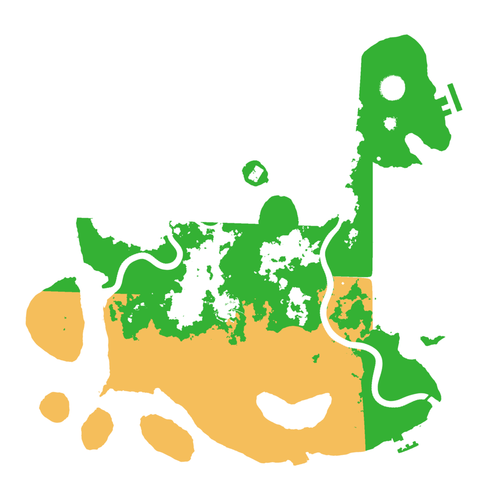 Biome Rust Map: Procedural Map, Size: 3500, Seed: 6234