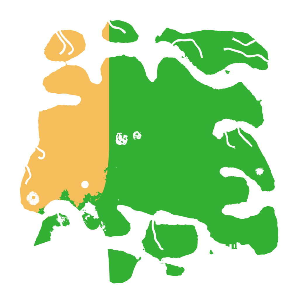 Biome Rust Map: Procedural Map, Size: 3550, Seed: 808062