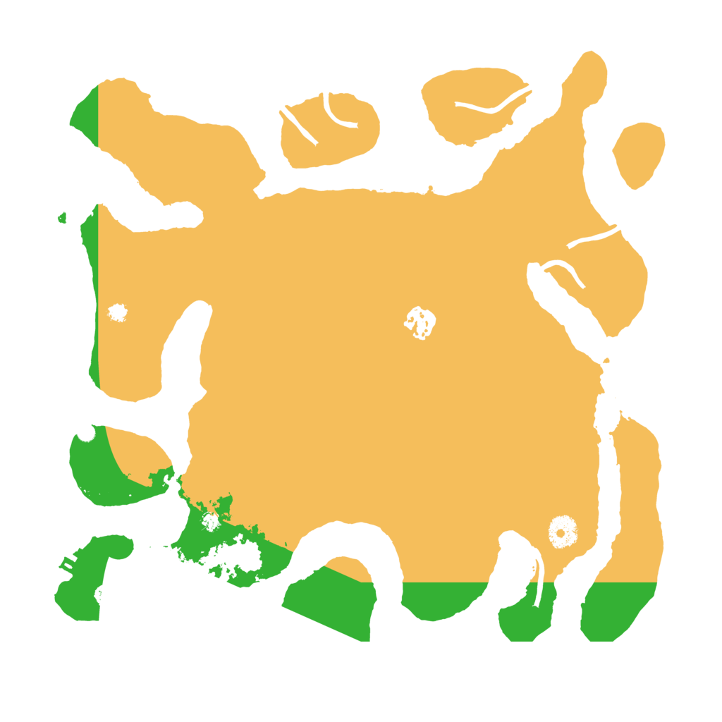 Biome Rust Map: Procedural Map, Size: 3510, Seed: 2036618