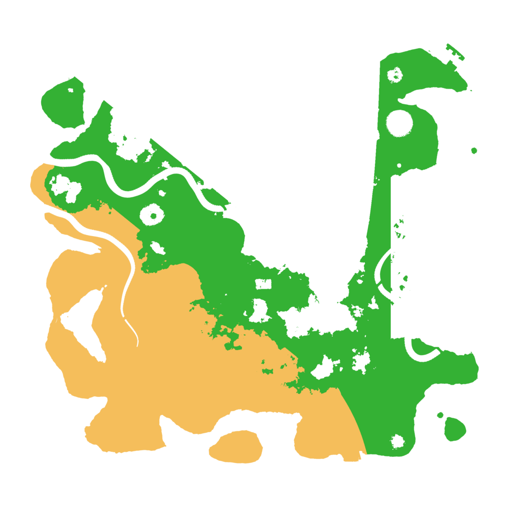 Biome Rust Map: Procedural Map, Size: 3500, Seed: 1091332365