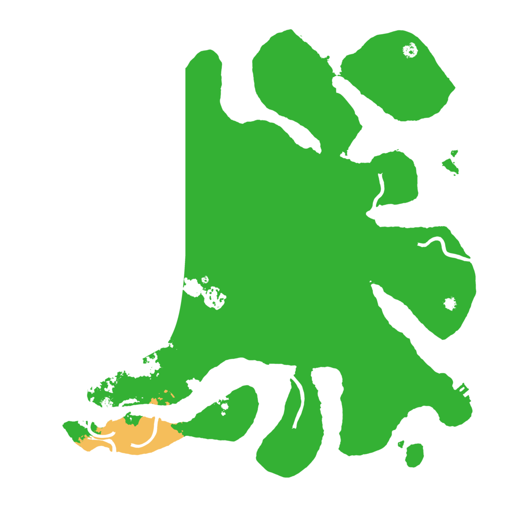 Biome Rust Map: Procedural Map, Size: 3550, Seed: 658080