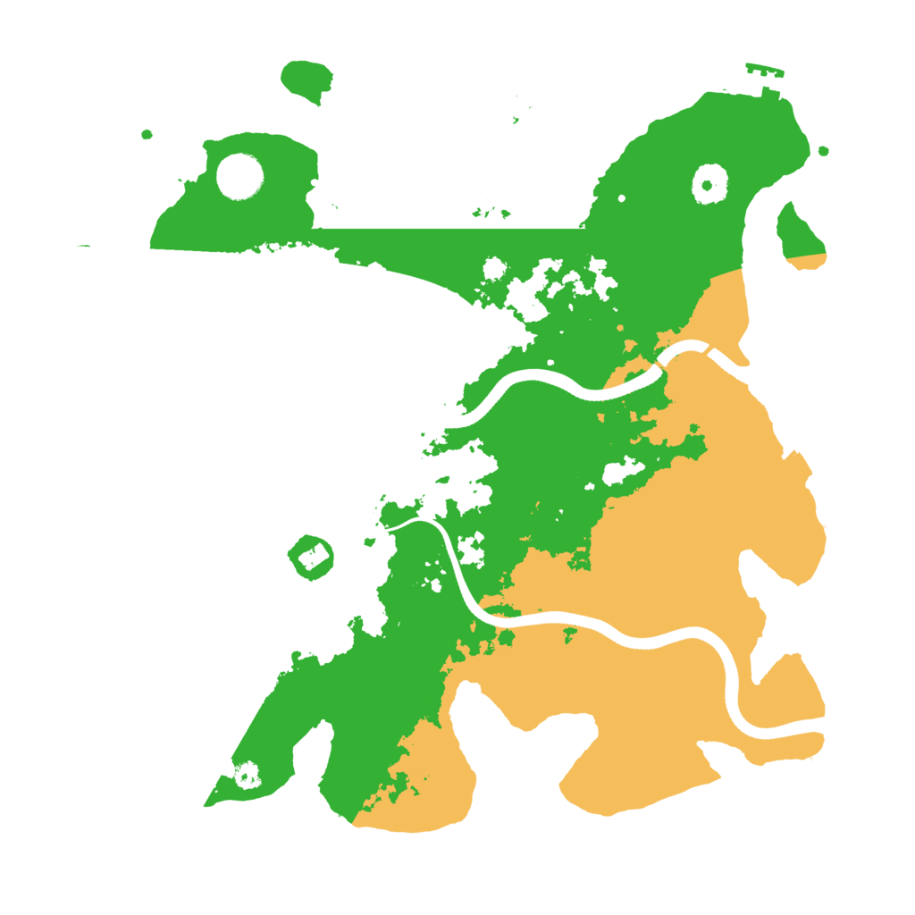 Biome Rust Map: Procedural Map, Size: 3550, Seed: 100746