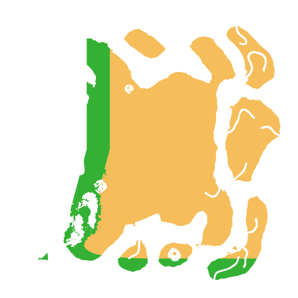 Biome Rust Map: Procedural Map, Size: 3500, Seed: 53482436