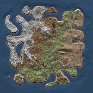 Thumbnail Rust Map: Procedural Map, Size: 4000, Seed: 42, 15 Monuments