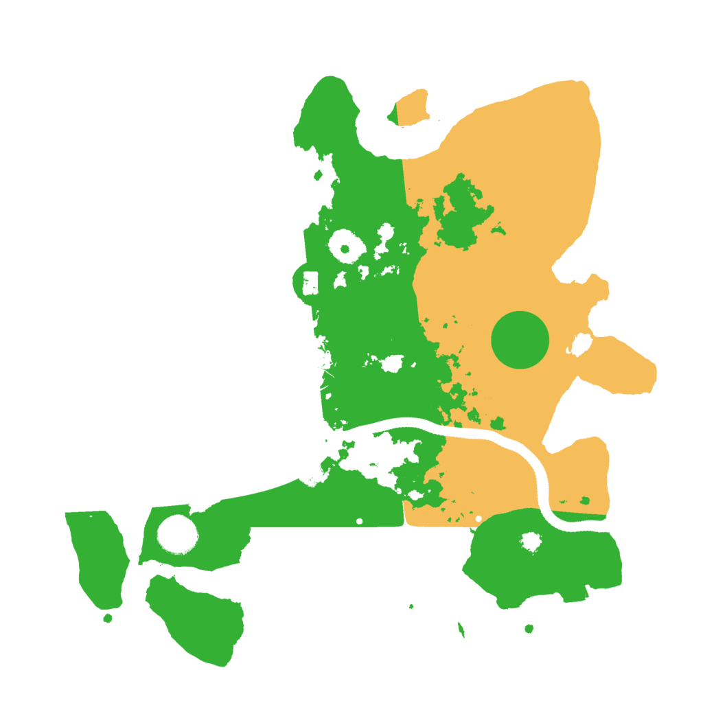 Biome Rust Map: Procedural Map, Size: 3200, Seed: 1575039010