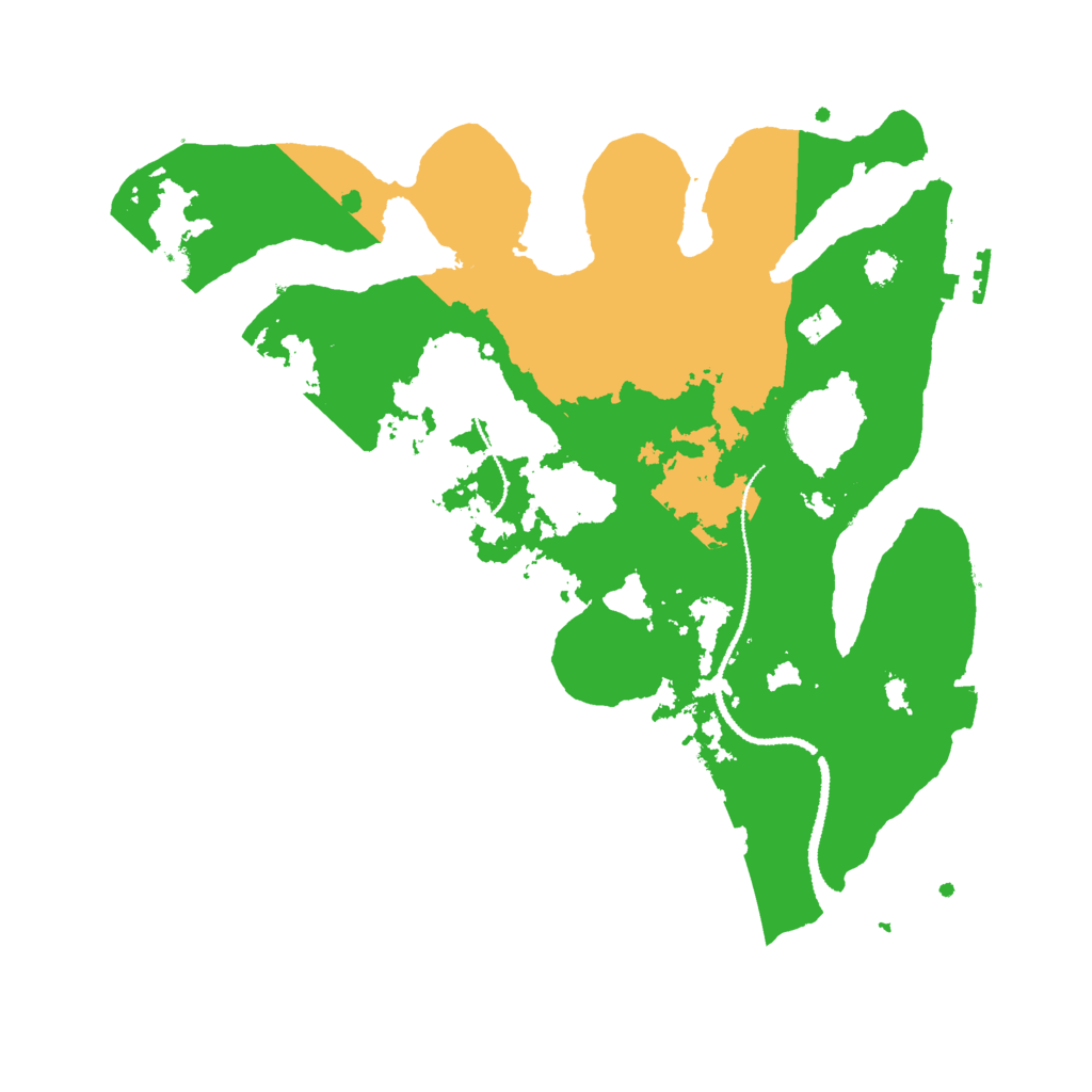 Biome Rust Map: Procedural Map, Size: 3000, Seed: 963560780