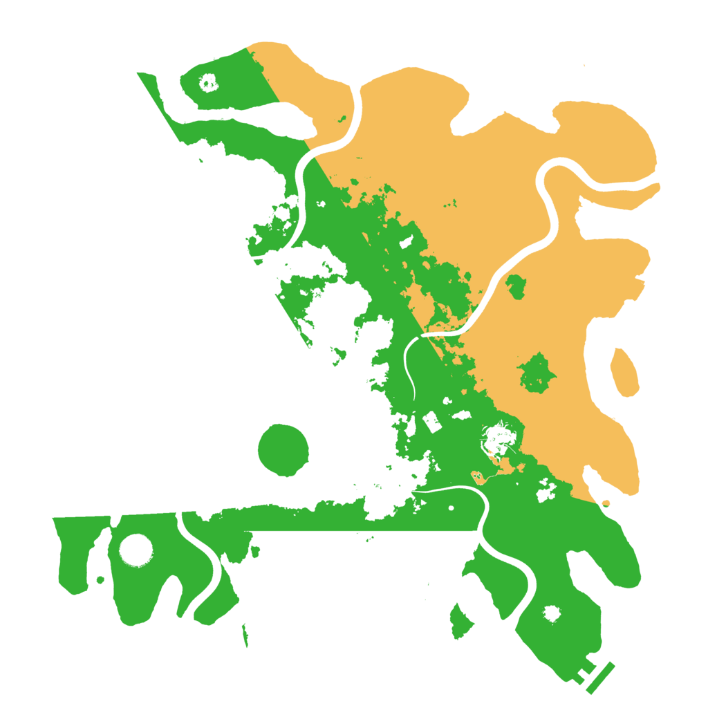 Biome Rust Map: Procedural Map, Size: 3800, Seed: 1990822638