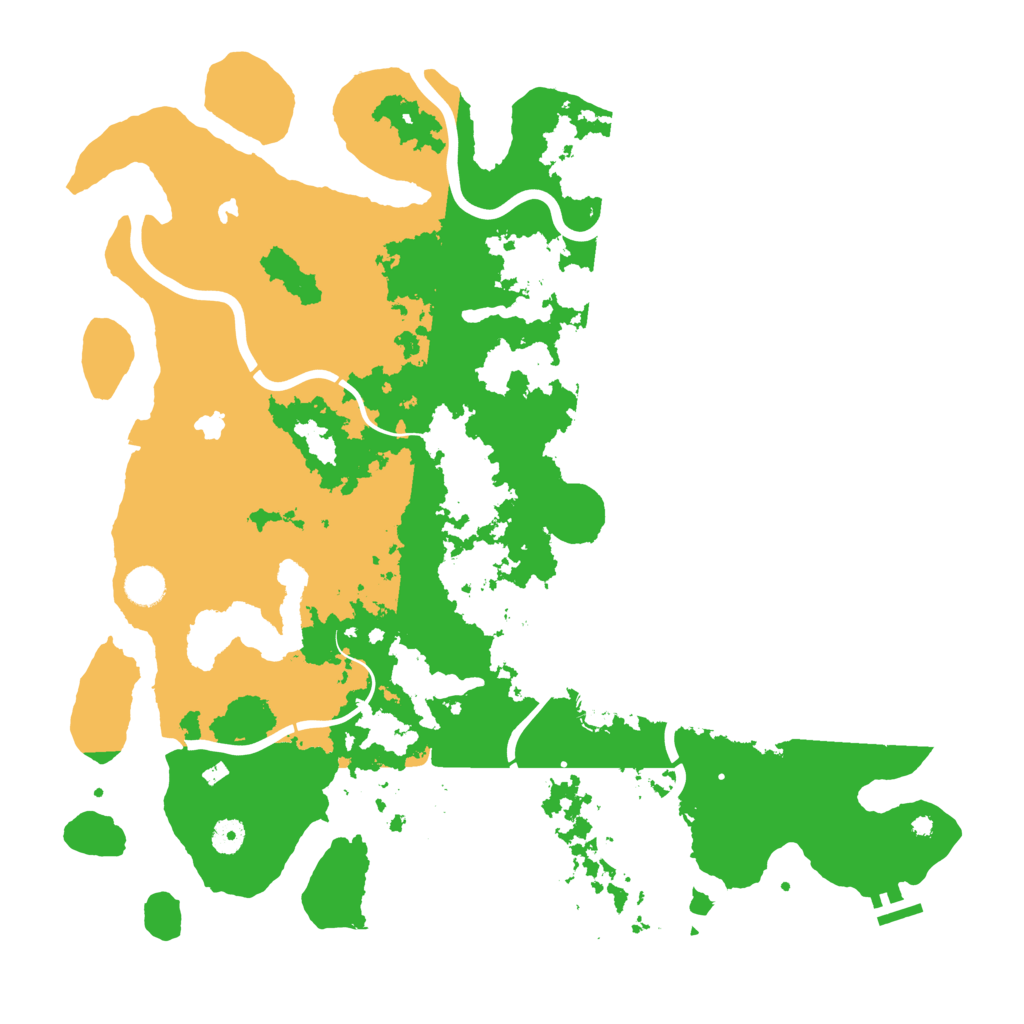 Biome Rust Map: Procedural Map, Size: 4500, Seed: 6234567