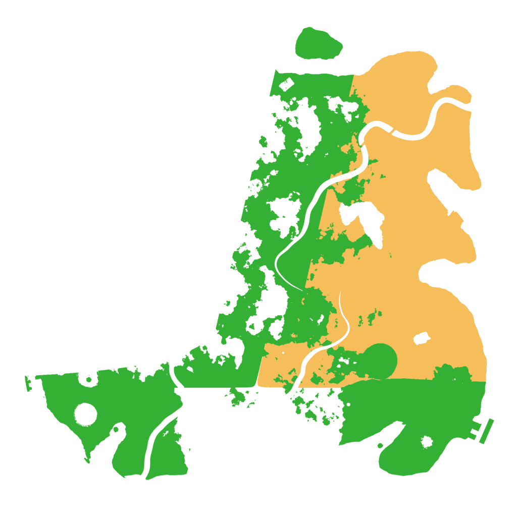 Biome Rust Map: Procedural Map, Size: 4000, Seed: 91212