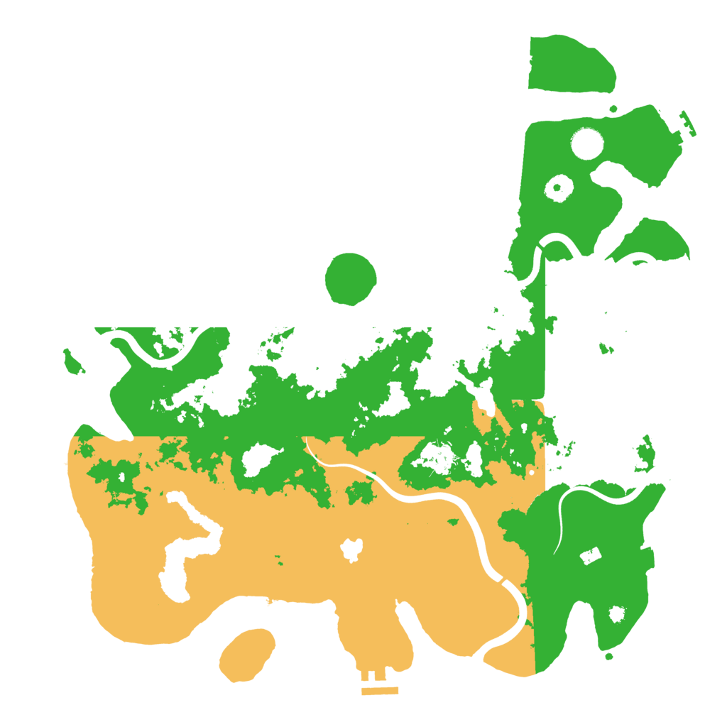 Biome Rust Map: Procedural Map, Size: 4000, Seed: 4854350