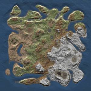 Thumbnail Rust Map: Procedural Map, Size: 4000, Seed: 19, 15 Monuments