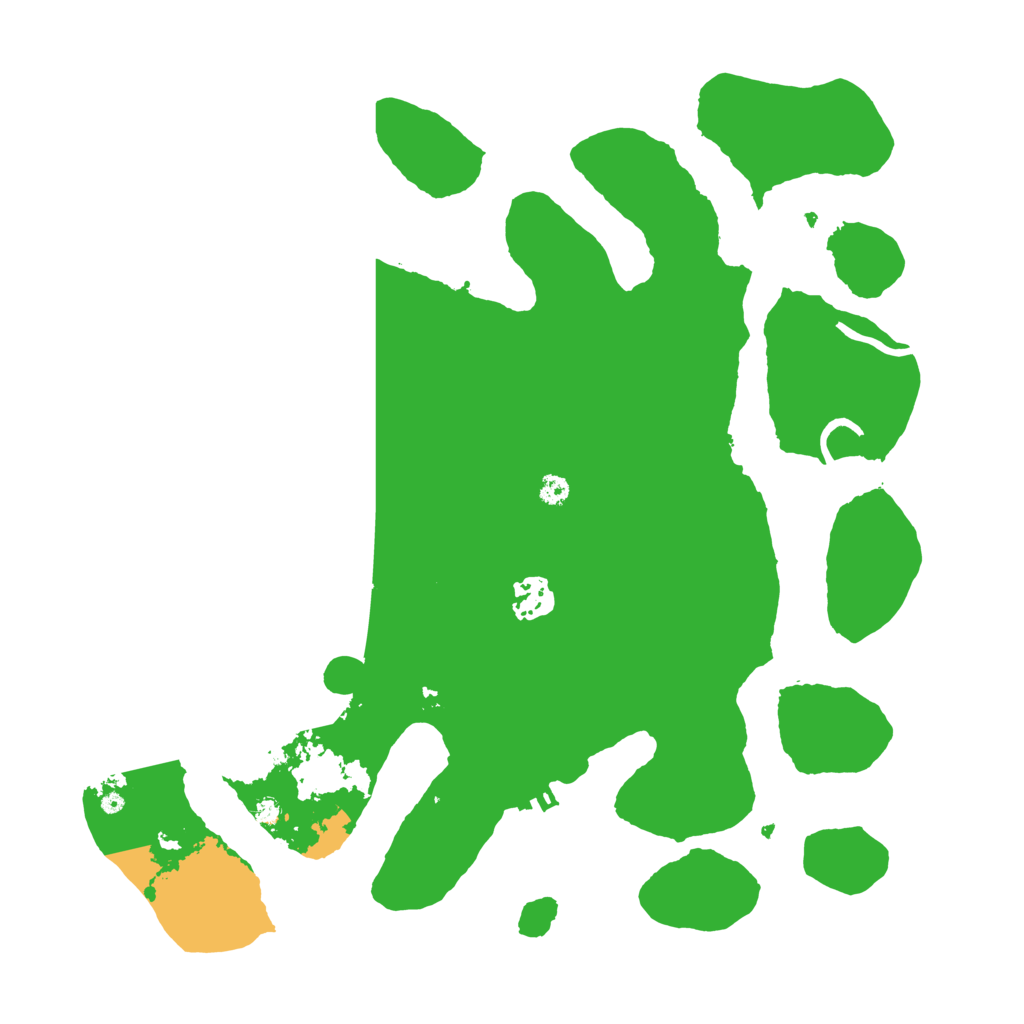 Biome Rust Map: Procedural Map, Size: 3500, Seed: 1182861101