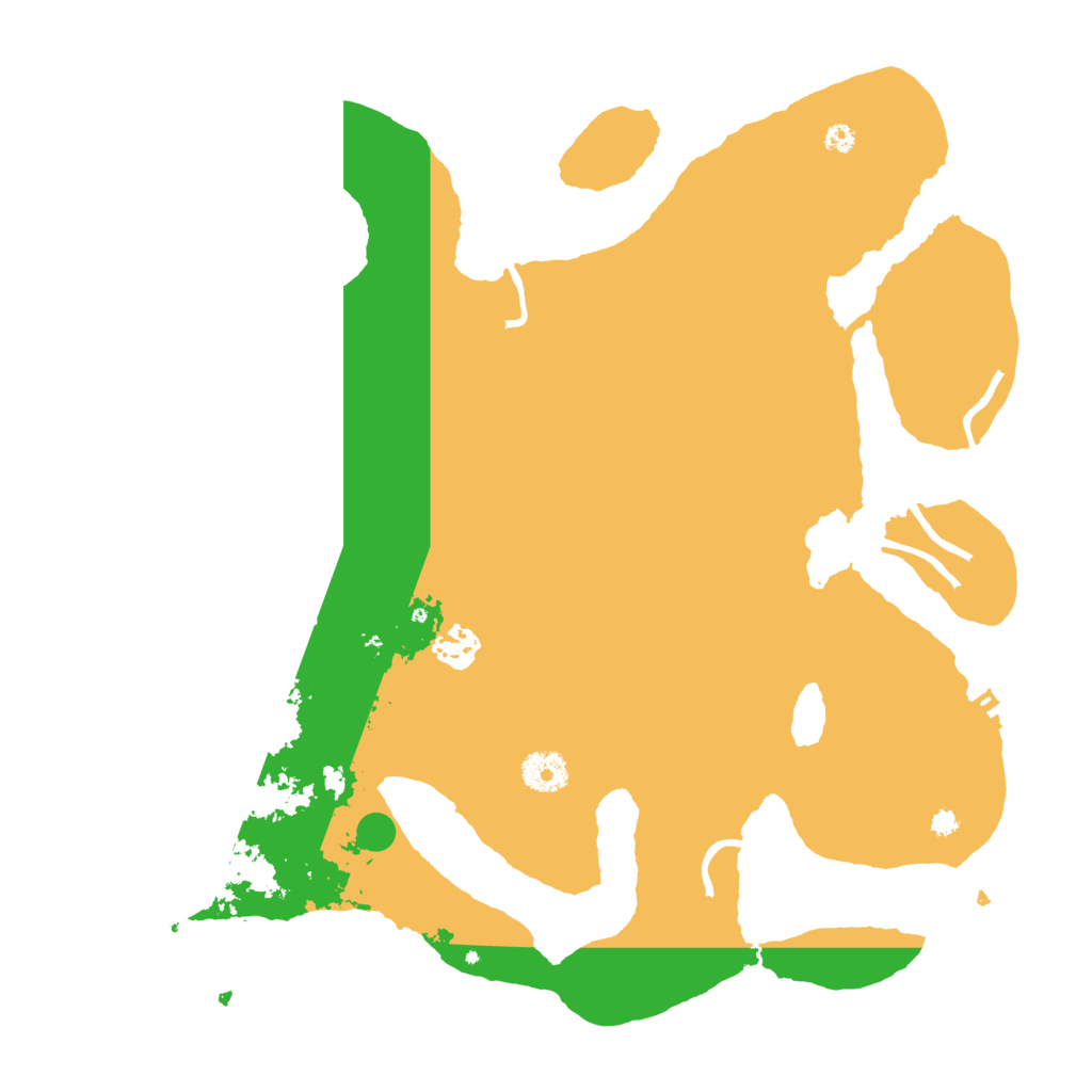 Biome Rust Map: Procedural Map, Size: 3700, Seed: 1479589