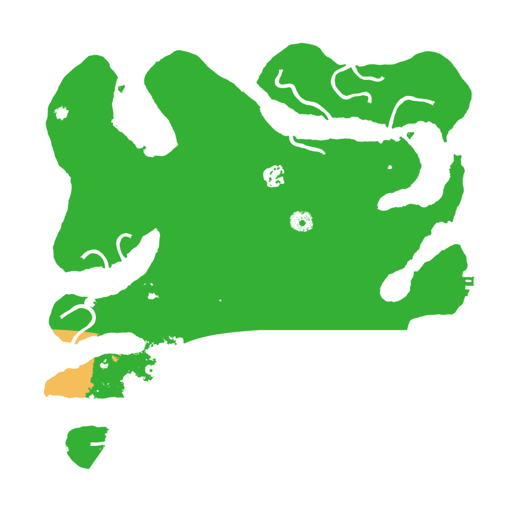 Biome Rust Map: Procedural Map, Size: 3510, Seed: 172939