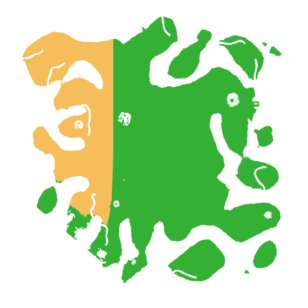 Biome Rust Map: Procedural Map, Size: 3510, Seed: 3122052