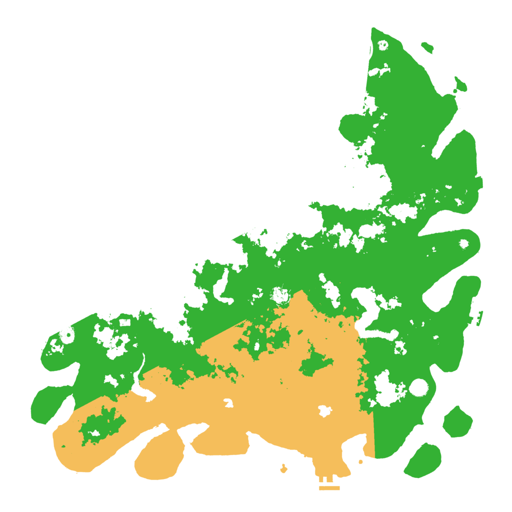 Biome Rust Map: Procedural Map, Size: 5000, Seed: 16470