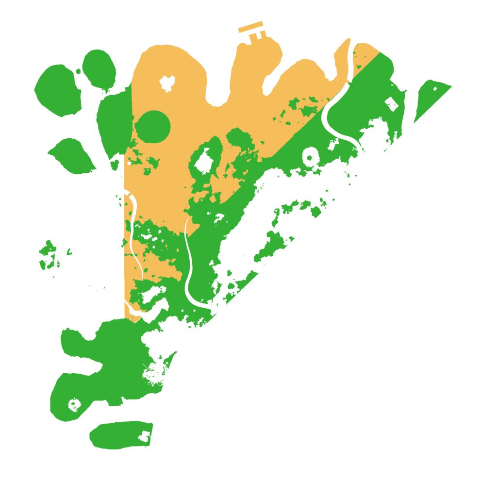 Biome Rust Map: Procedural Map, Size: 4000, Seed: 22522