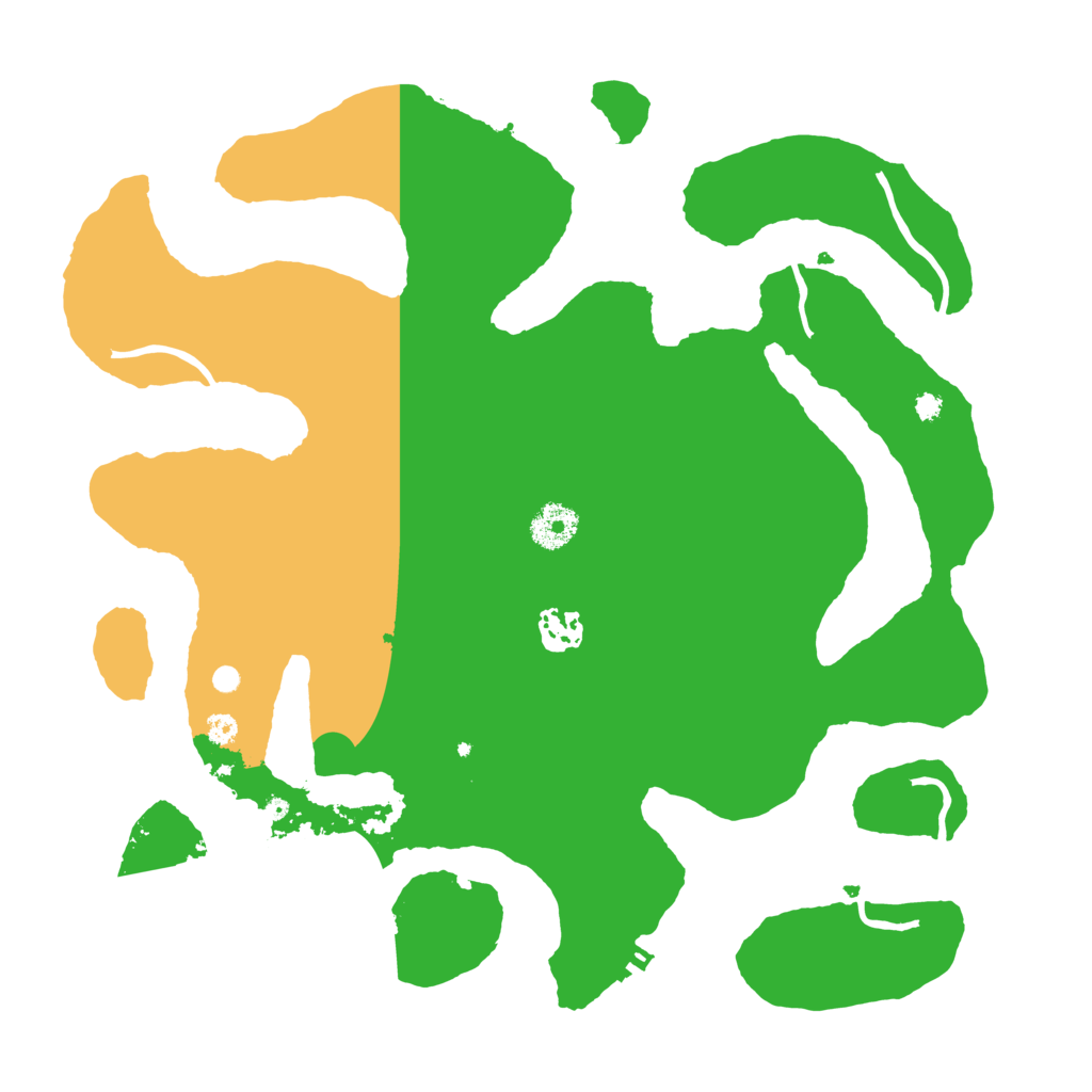 Biome Rust Map: Procedural Map, Size: 3550, Seed: 448981