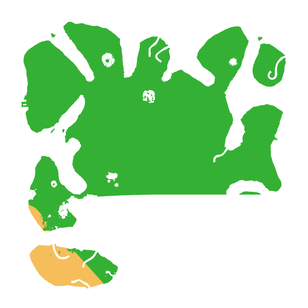 Biome Rust Map: Procedural Map, Size: 3510, Seed: 1263529