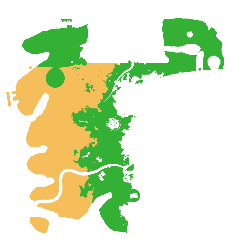 Biome Rust Map: Procedural Map, Size: 3500, Seed: 815744773